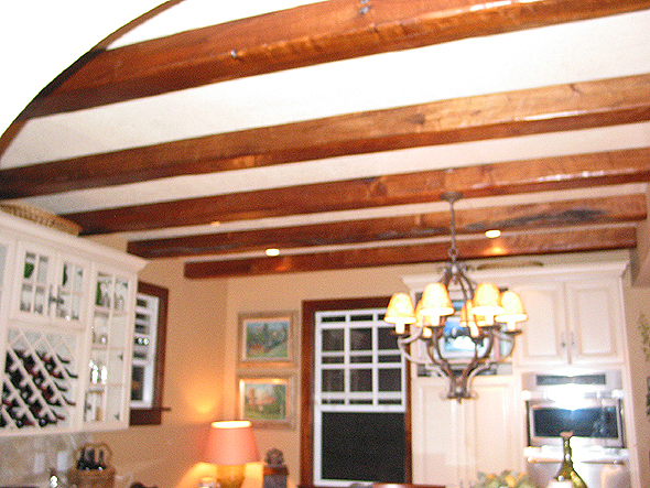 Ceiling With Beams